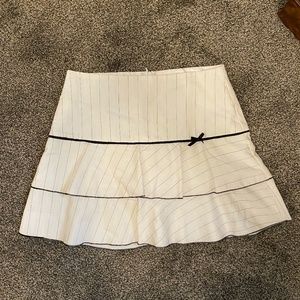 Speechless White and Black Skirt